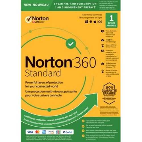 Norton 360 Standard 1 Device 1 Year